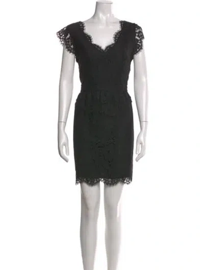 Pre-owned Joie Nylon Mini Dress In Black