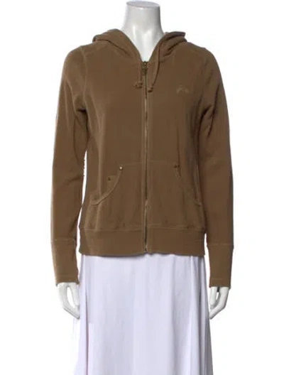 Pre-owned Joie Open Front Sweater In Brown