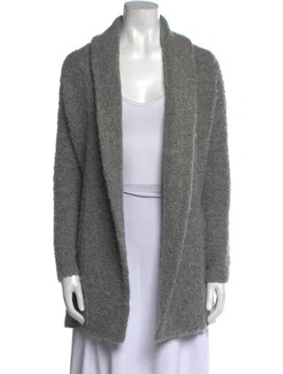 Pre-owned Joie Open Front Sweater In Gray
