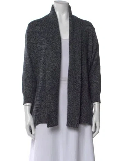 Pre-owned Joie Open Front Sweater In Gray