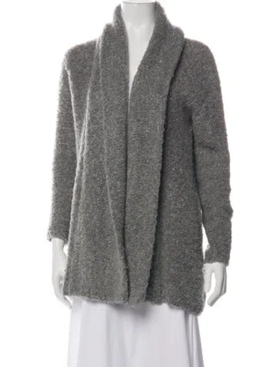 Pre-owned Joie Open Front Sweater In Gray