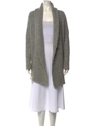 Pre-owned Joie Open Front Sweater In Grey
