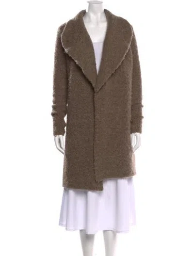 Pre-owned Joie Open Front Sweater In Neutral