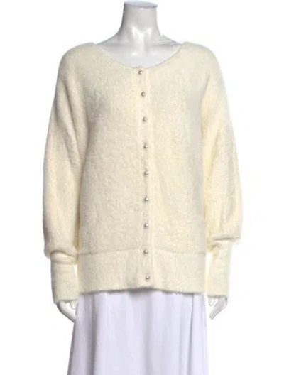 Pre-owned Joie Open Front Sweater In Neutral