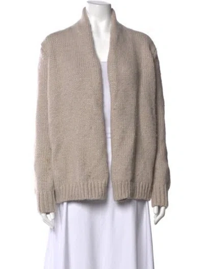 Pre-owned Joie Open Front Sweater In Neutrals