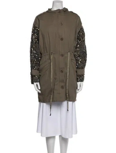 Pre-owned Joie Parka In Green