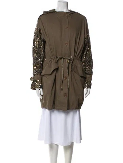 Pre-owned Joie Parka In Green