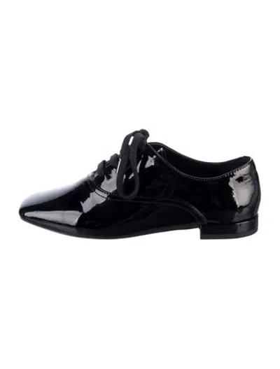 Pre-owned Joie Patent Leather Oxfords In Black