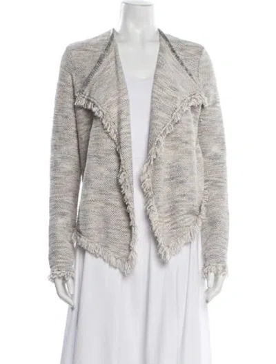 Pre-owned Joie Patterned Jacket In Grey