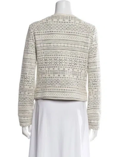 Pre-owned Joie Patterned Jacket In Neutral