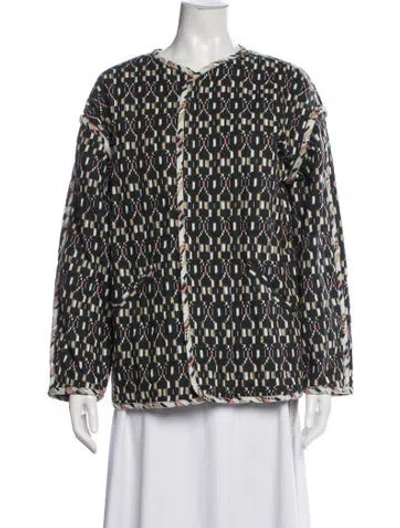 Pre-owned Joie Patterned Jacket W/ Tags In Multi