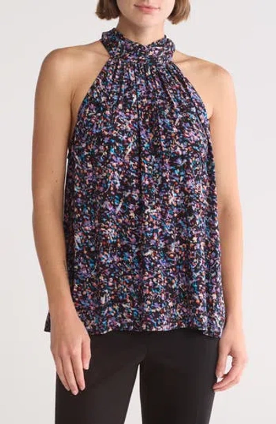 Joie Penelope Sleeveless Top In Caviar Multi