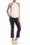 Joie Pinstriped Baby Kick Ankle Trousers In Navy In Blue