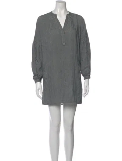 Pre-owned Joie Plaid Print Mini Dress