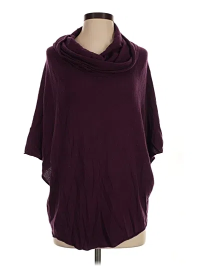 Pre-owned Joie Poncho In Burgundy