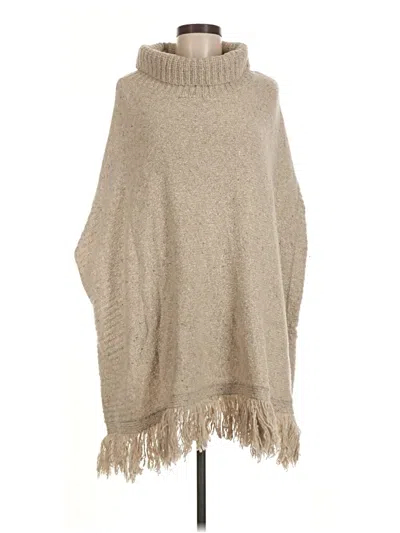 Pre-owned Joie Poncho In Tan