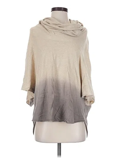 Pre-owned Joie Poncho In Tan