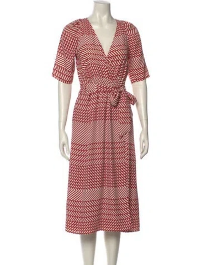Pre-owned Joie Printed Long Dress In Multi