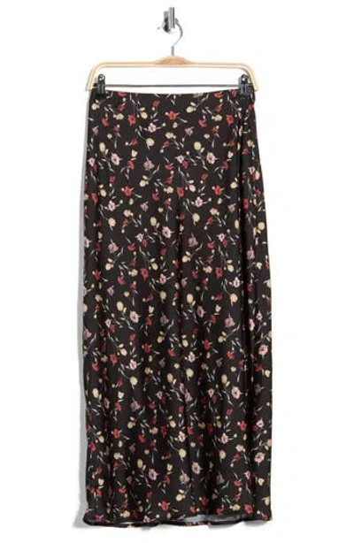 Joie Printed Maxi Skirt In Black