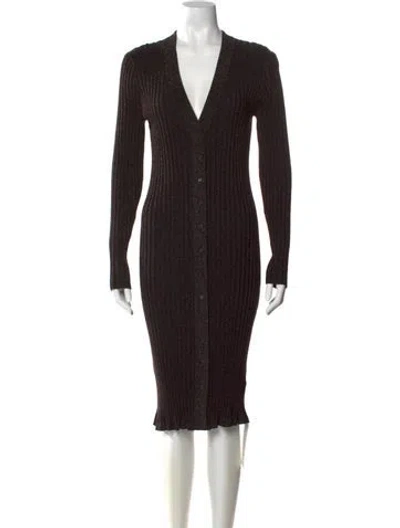 Pre-owned Joie Printed Midi Length Dress