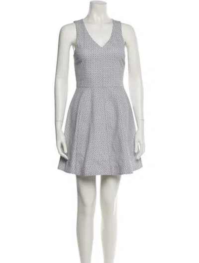 Pre-owned Joie Printed Mini Dress In Multi