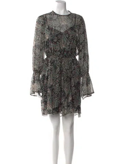 Pre-owned Joie Printed Mini Dress W/ Tags In Multi