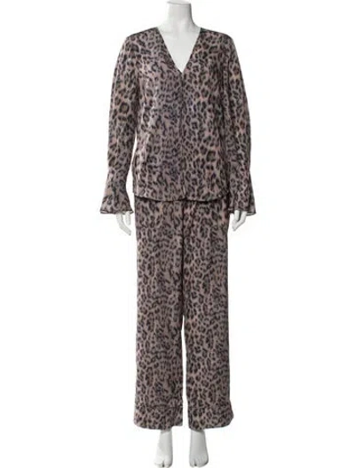 Pre-owned Joie Printed Pant Set W/ Tags In Multi