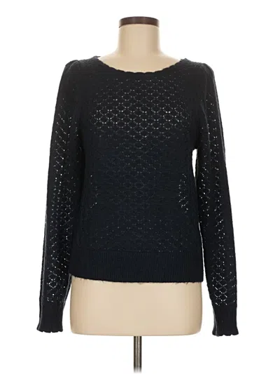 Pre-owned Joie Pullover Sweater In Black