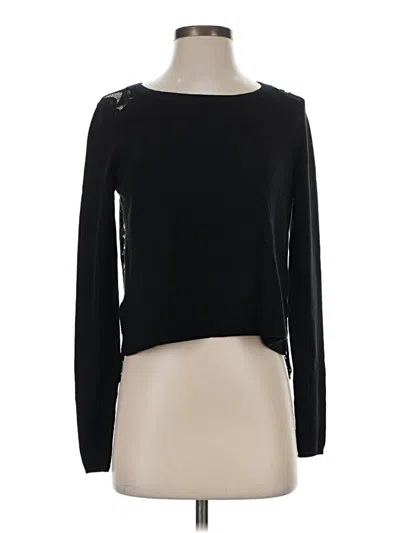 Pre-owned Joie Pullover Sweater In Black