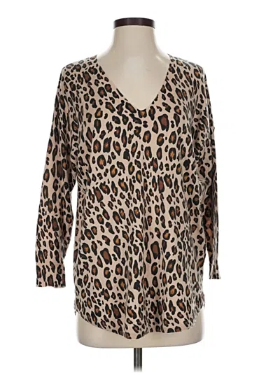 Pre-owned Joie Pullover Sweater In Brown