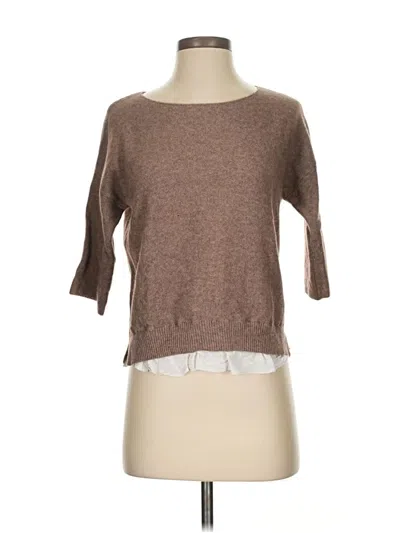 Pre-owned Joie Pullover Sweater In Brown