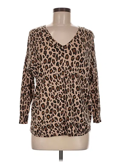 Pre-owned Joie Pullover Sweater In Brown