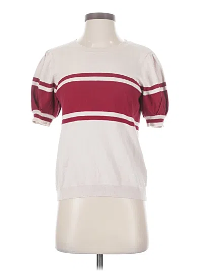 Pre-owned Joie Pullover Sweater In Burgundy