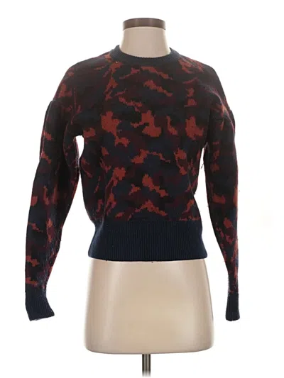 Pre-owned Joie Pullover Sweater In Burgundy