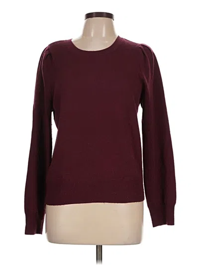 Pre-owned Joie Pullover Sweater In Burgundy
