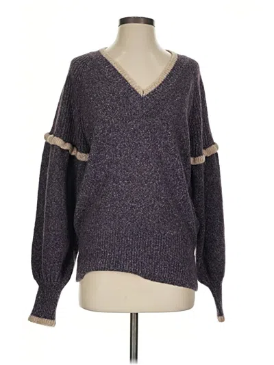 Pre-owned Joie Pullover Sweater In Purple