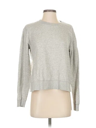 Pre-owned Joie Pullover Sweater In Silver