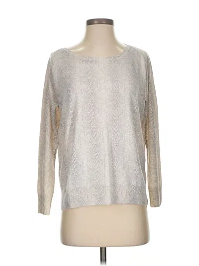 Pre-owned Joie Pullover Sweater In Silver