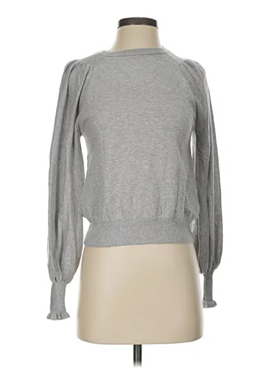 Pre-owned Joie Pullover Sweater In Silver