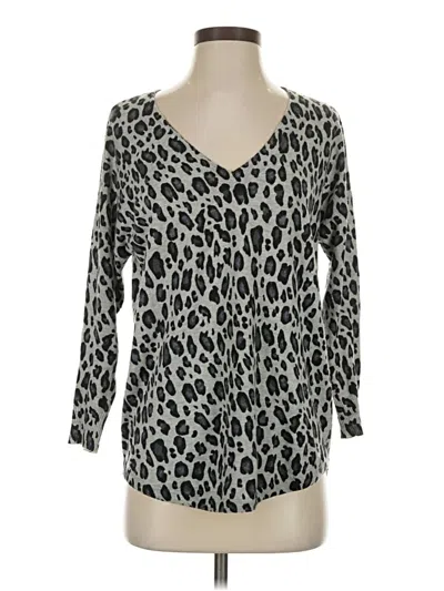 Pre-owned Joie Pullover Sweater In Silver