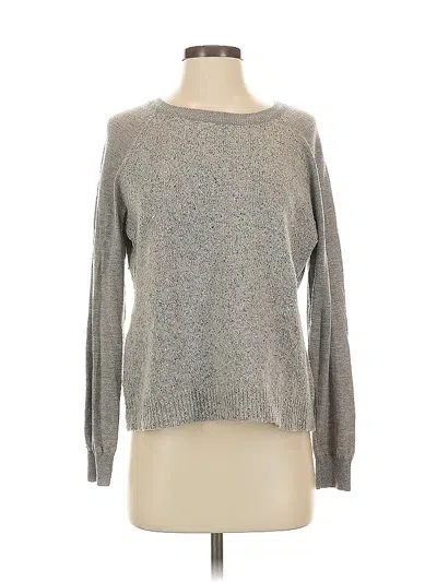 Pre-owned Joie Pullover Sweater In Silver