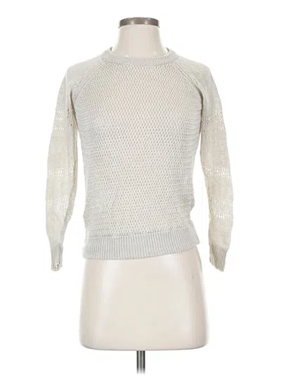 Pre-owned Joie Pullover Sweater In Silver