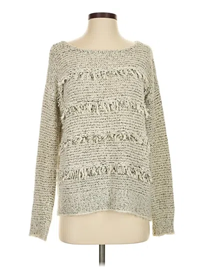 Pre-owned Joie Pullover Sweater In Silver