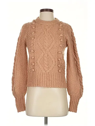 Pre-owned Joie Pullover Sweater In Tan
