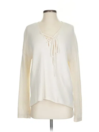 Pre-owned Joie Pullover Sweater In White