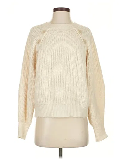 Pre-owned Joie Pullover Sweater In White