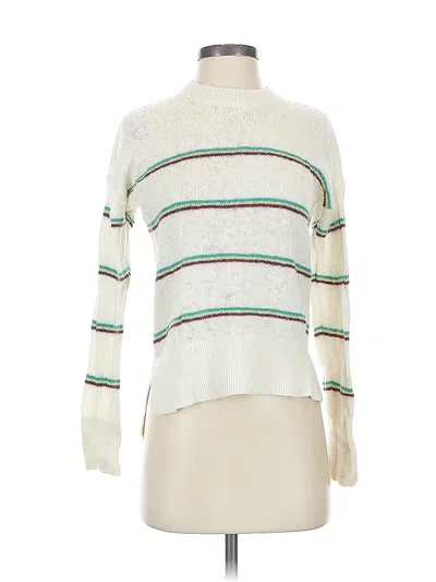 Pre-owned Joie Pullover Sweater In White