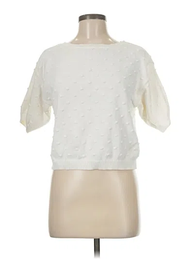 Pre-owned Joie Pullover Sweater In White