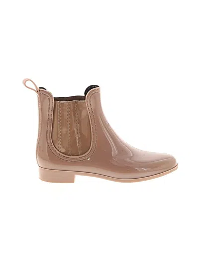 Pre-owned Joie Rain Boots In Tan