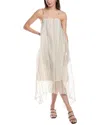 Joie Roisin Silk-blend Maxi Dress In Green